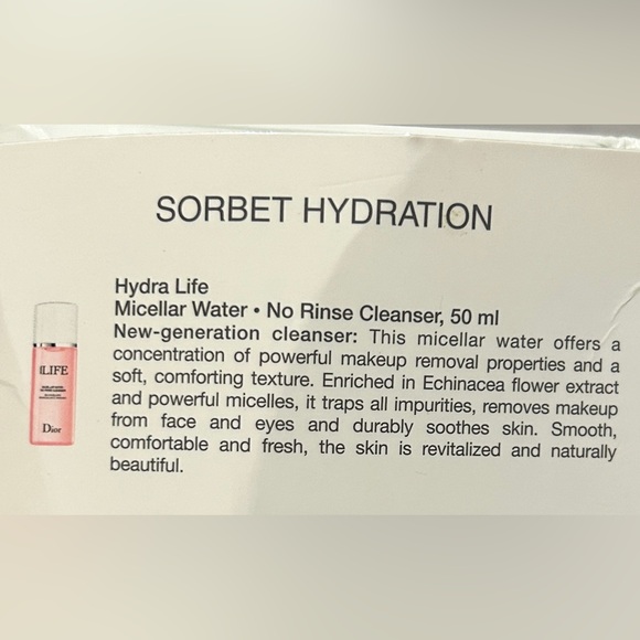 New Dior Pouch & Beauty Bundle With Dior Hydra Life Micellar Cleanser (10 Items) - Picture 12 of 16